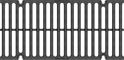 Решетка водоприемная Super РВ -20.24.50 - щелевая чугунная ВЧ, кл. D400 картинка