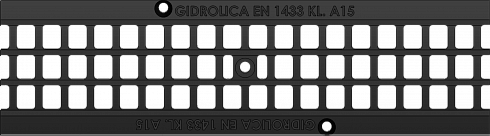 Решетка водоприемная Standart РВ -10.13,6.50 - ячеистая пластиковая, кл. А15 картинка
