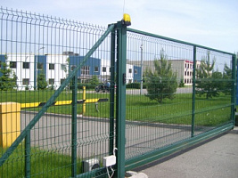 Ворота откатные картинка