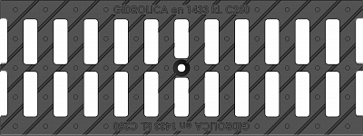 Решетка водоприемная Standart РВ -15.18,6.50 - щелевая чугунная ВЧ, кл. С250 картинка