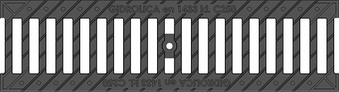 Решетка водоприемная Standart РВ -10.13,6.50 - щелевая чугунная ВЧ, кл. С250 картинка